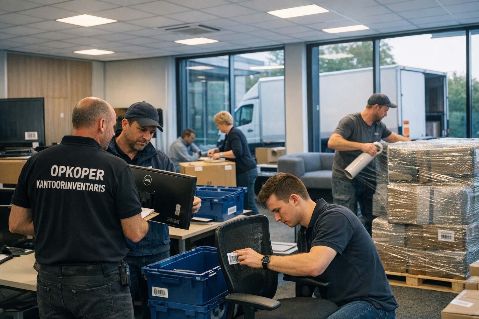 Kantoorinventaris opkoop proces