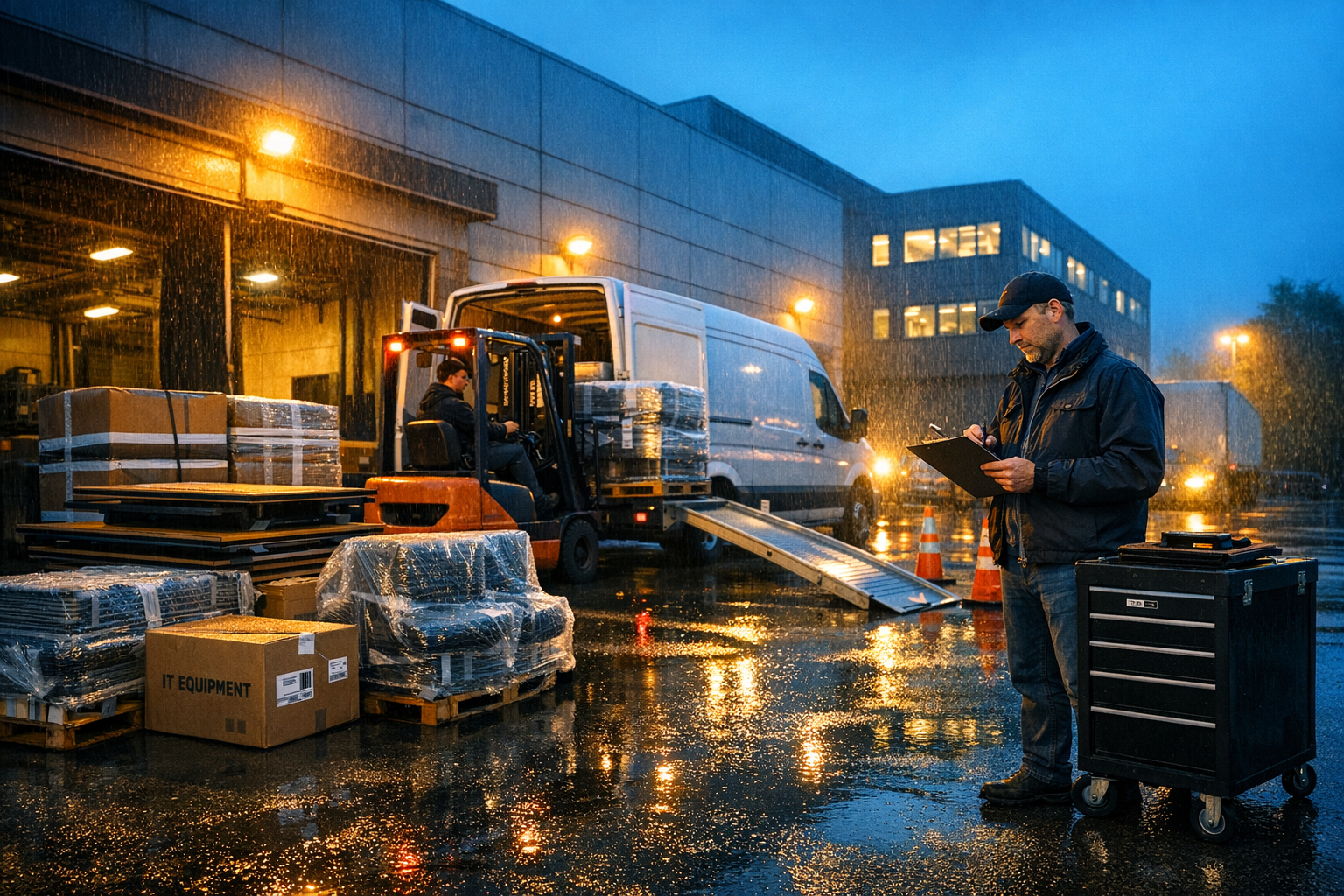 Demontage kantoormeubels