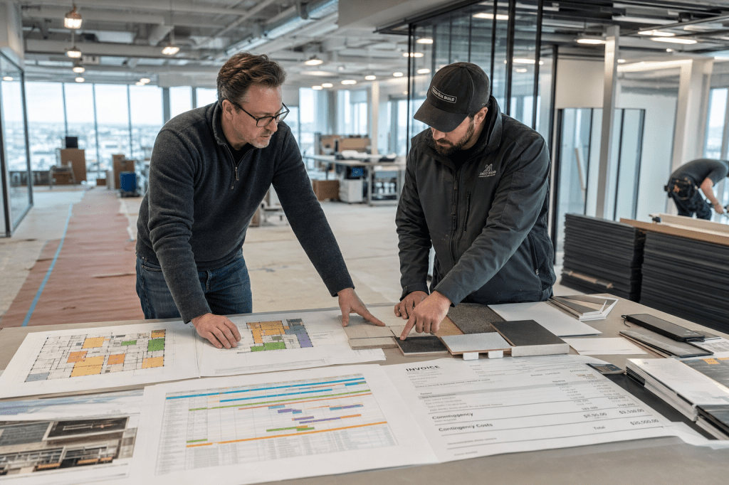 Hoe stel je een realistisch budget en planning op voor projectinrichting van een kantoor (inclusief onverwachte kosten)?