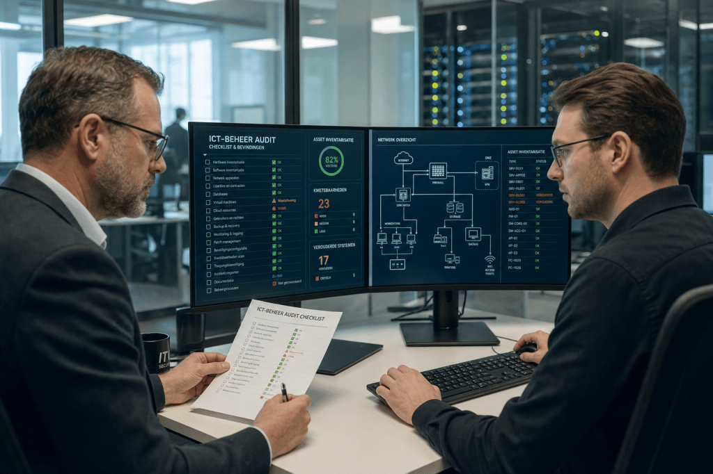 Hoe voer je een ICT-beheer audit uit om verborgen risico’s, verouderde systemen en optimalisatiekansen in je IT-omgeving snel in kaart te brengen?