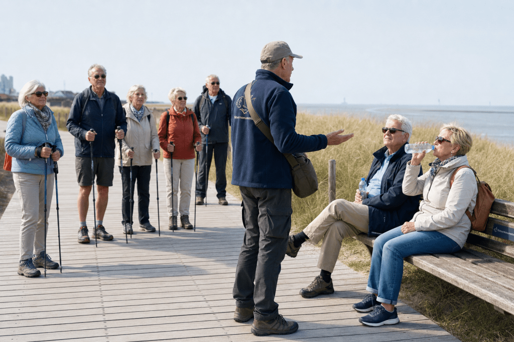 Is een groepsreis voor 70-plussers met lichte wandelingen en voldoende rustmomenten geschikt als je minder goed ter been bent, en hoe herken je dat vooraf in het&nbsp;programma?