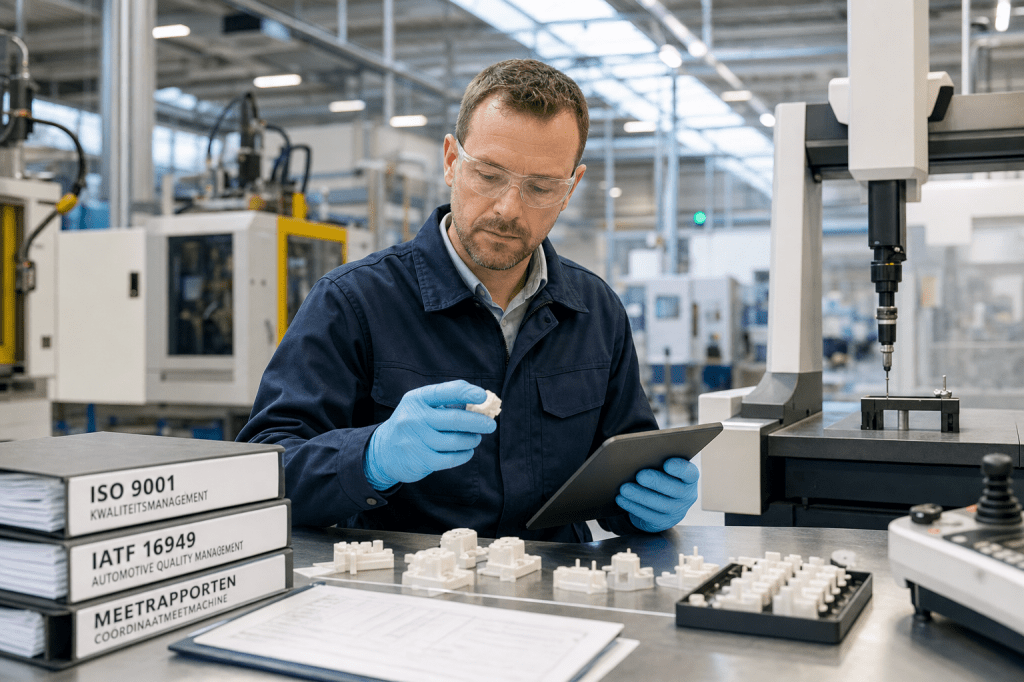 Waar moet je op letten bij het selecteren van een spuitgietbedrijf in Nederland (certificeringen, kwaliteitscontrole, levertijden en logistiek)?